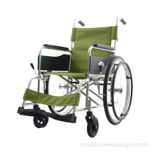 Lightweight Folding Manual Wheelchair in Steel Move Easily